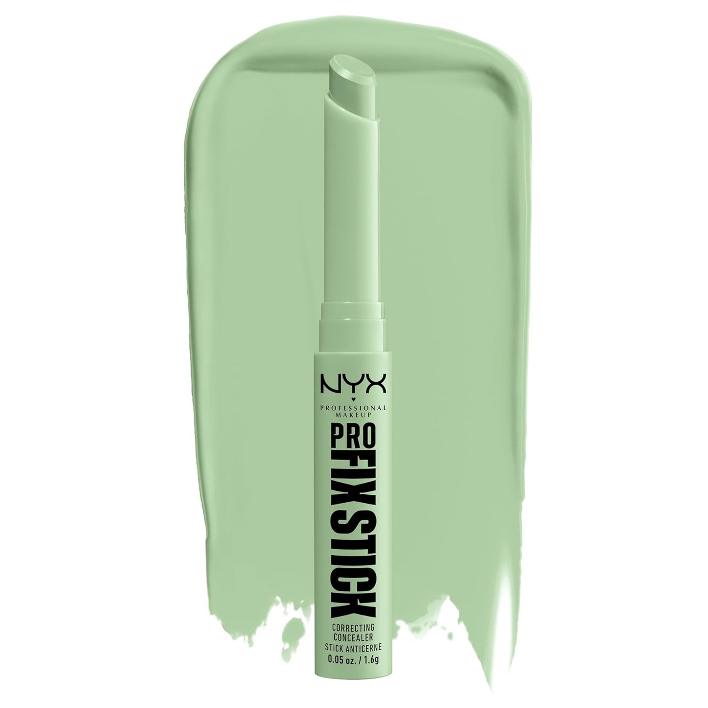 MAKEUP Pro Fix Stick Correcting Concealer, Buildable Medium Coverage Concealer Stick - Green