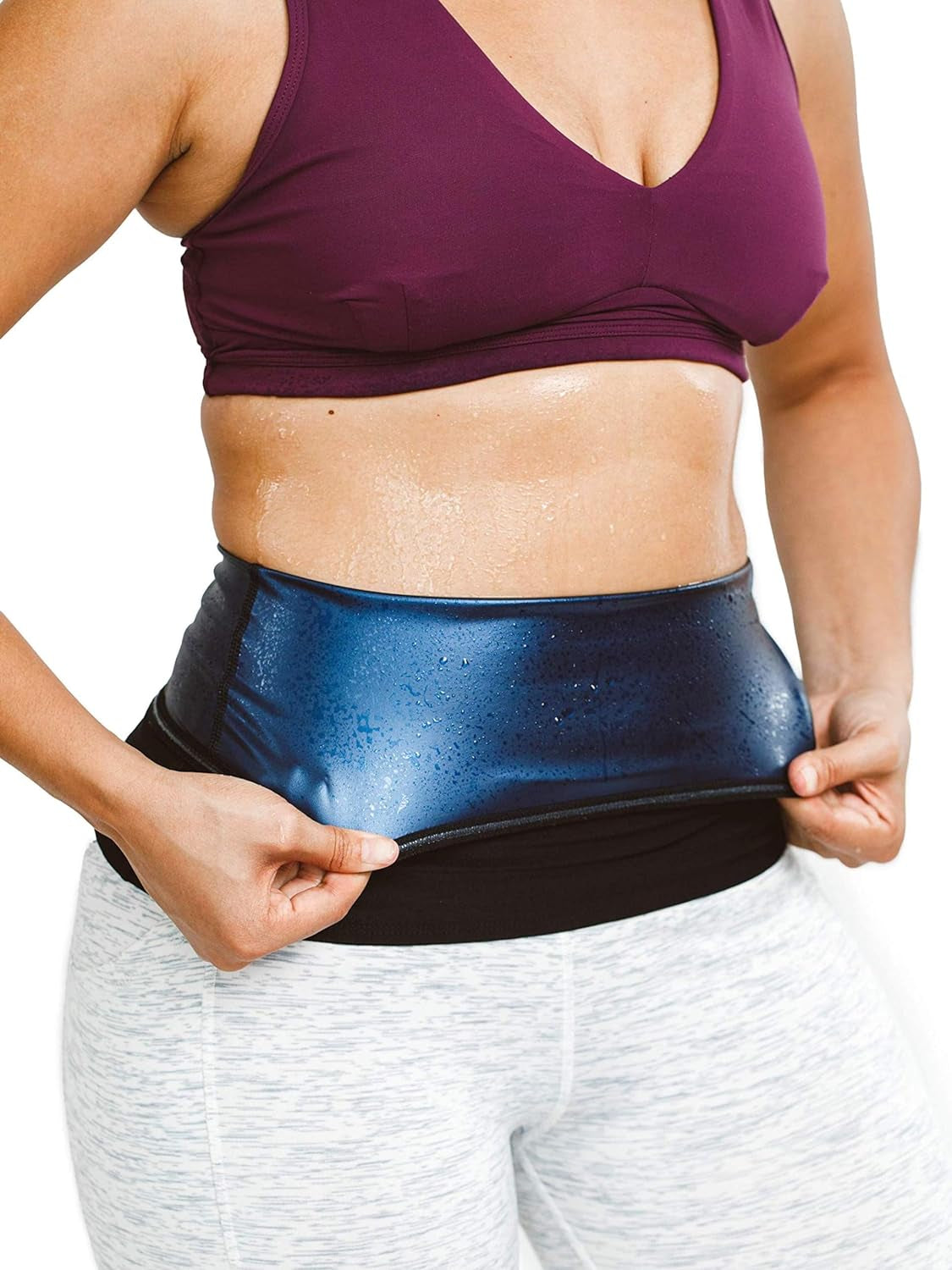 Waist Trimmer for Women, Waist Trainer Sauna Belt, Neoprene-Free Waist Cincher, Thermo Sauna Slimming Belt