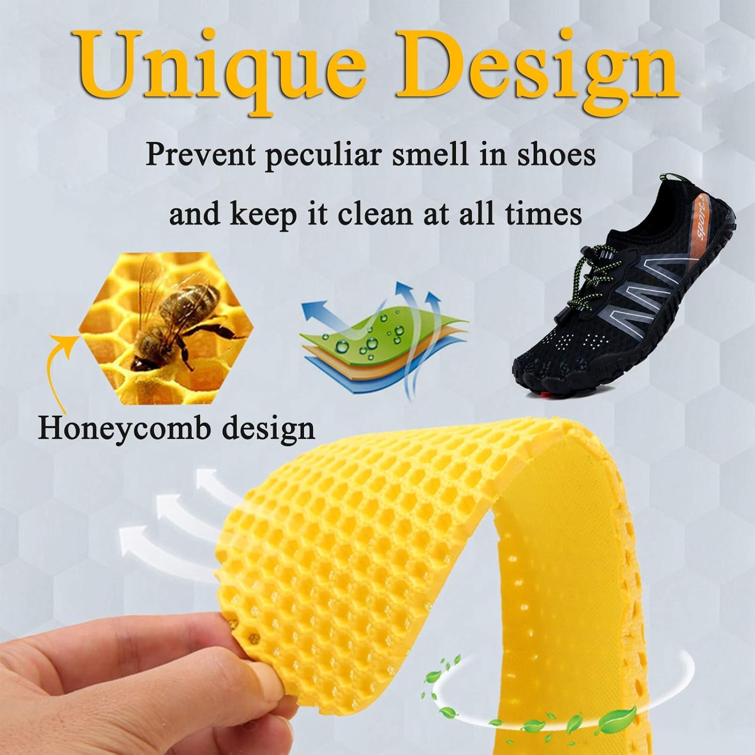Men's and Women's Barefoot Water Shoes for Indoor/Outdoor Activities: Quick-Dry