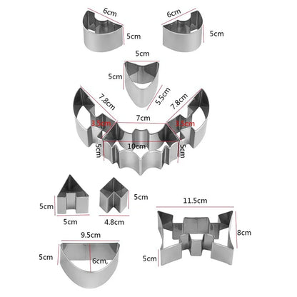 Halloween Stainless Steel Cookies Cutters 