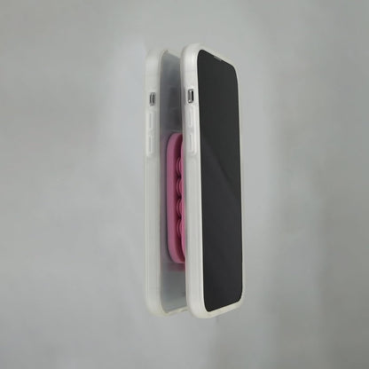 Sonix Magnetic Silicone Suction Cup Phone Mount for iPhone and any phone - MagSafe Compatible - Soft Light Pink