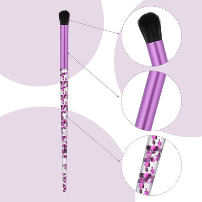 Eye Make up Brush Set Portable 4PCS Eyeshadow Brush Set Professional Blending Eyeshadow Lip Eye Makeup Brushes for Eyeshadow, Blending, Eyebrow Women Girls Makeup Tool Brush