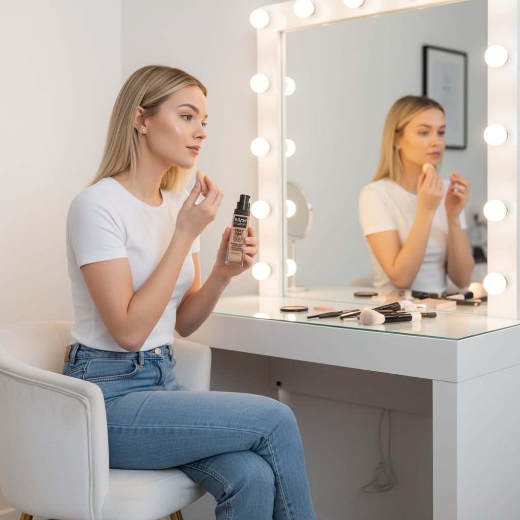 NYX PROFESSIONAL MAKEUP Can'T Stop Won'T Stop Foundation, 24H Full Coverage Matte Finish - Buff