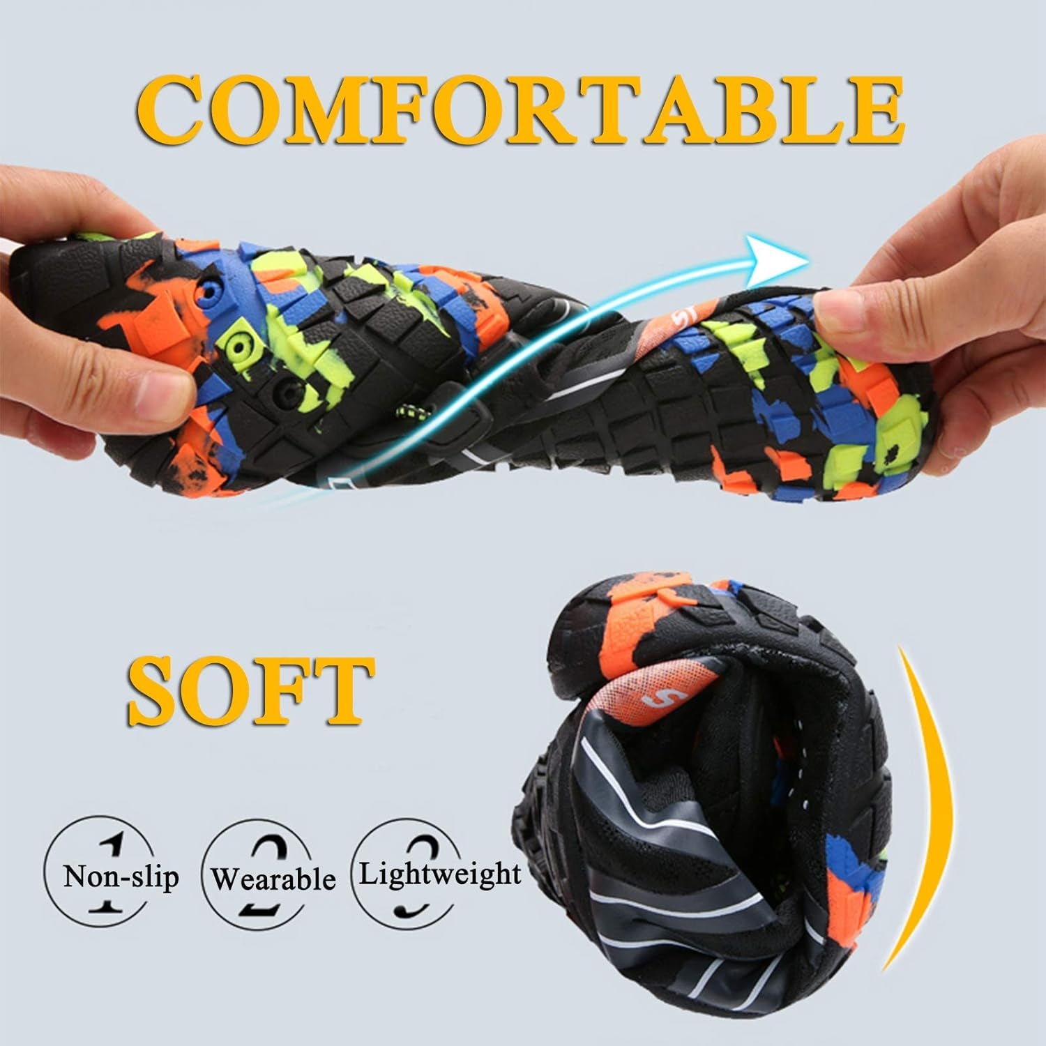 Men's and Women's Barefoot Water Shoes for Indoor/Outdoor Activities: Quick-Dry