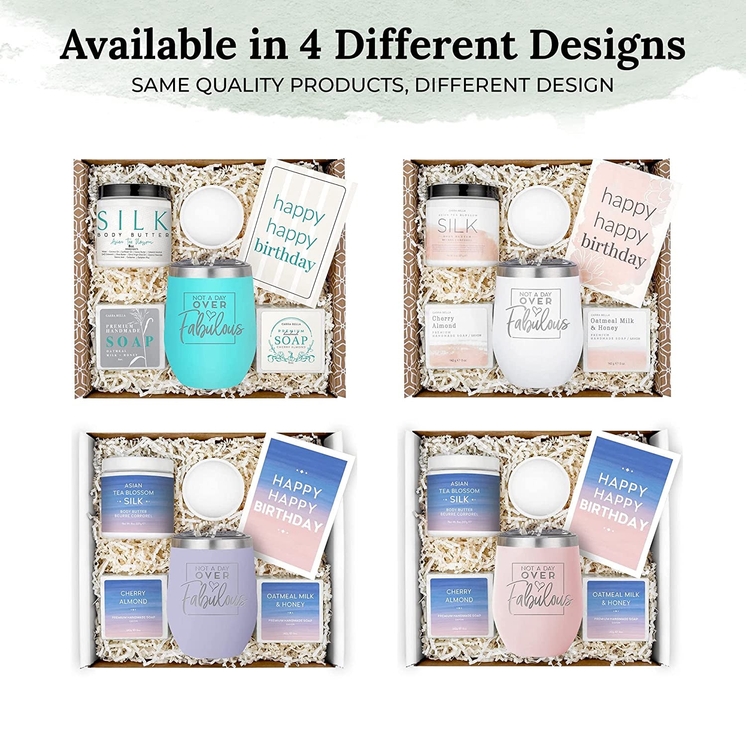 Sodilly Happy Birthday Box for Women - Unique Gifts , Gift Baskets , Birthday Gifts for Sister, Birthday Gift Set for Women Daughter Ideas