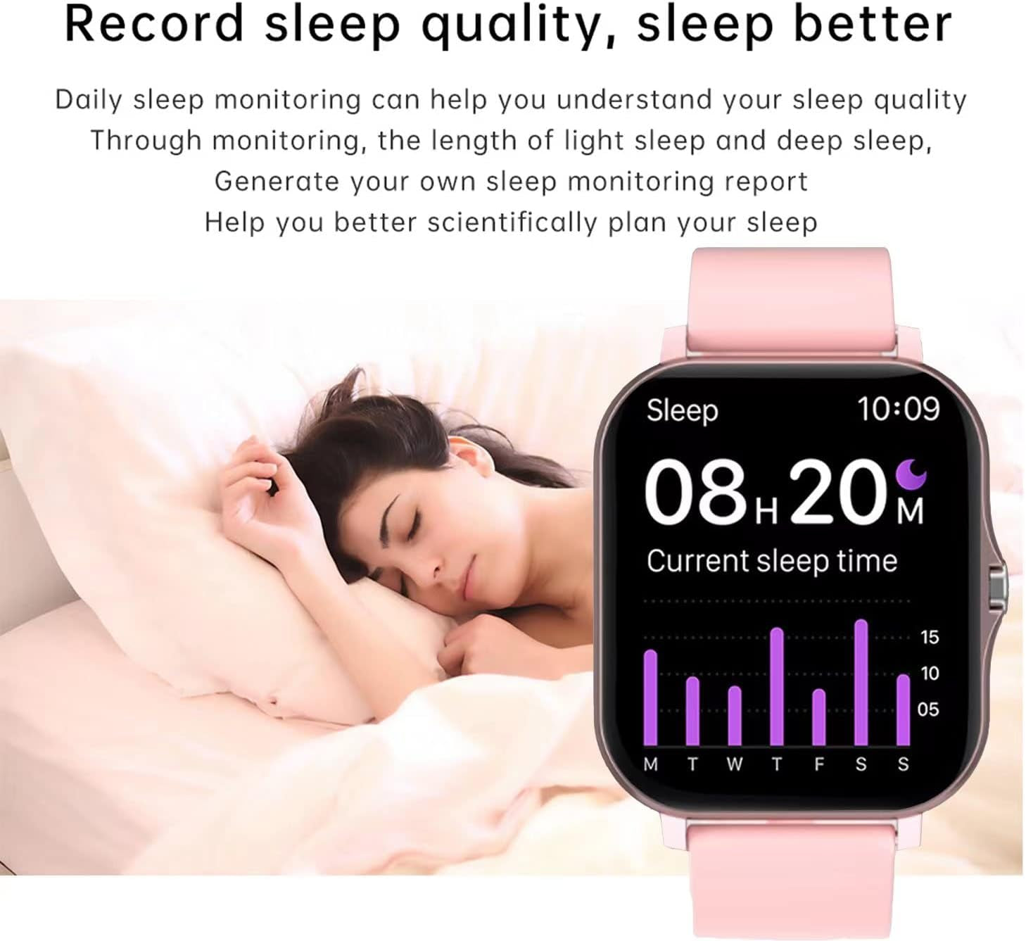 Smart Fitness Tracker Watch for Androids/Ios