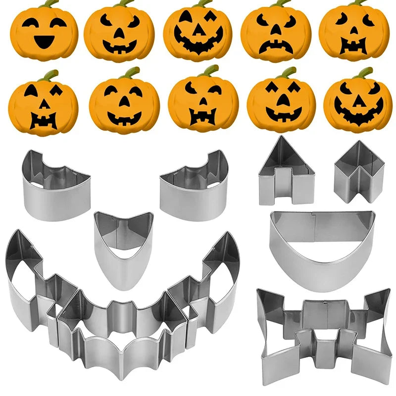 Halloween Stainless Steel Cookies Cutters 