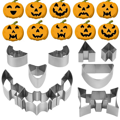 Halloween Stainless Steel Cookies Cutters 