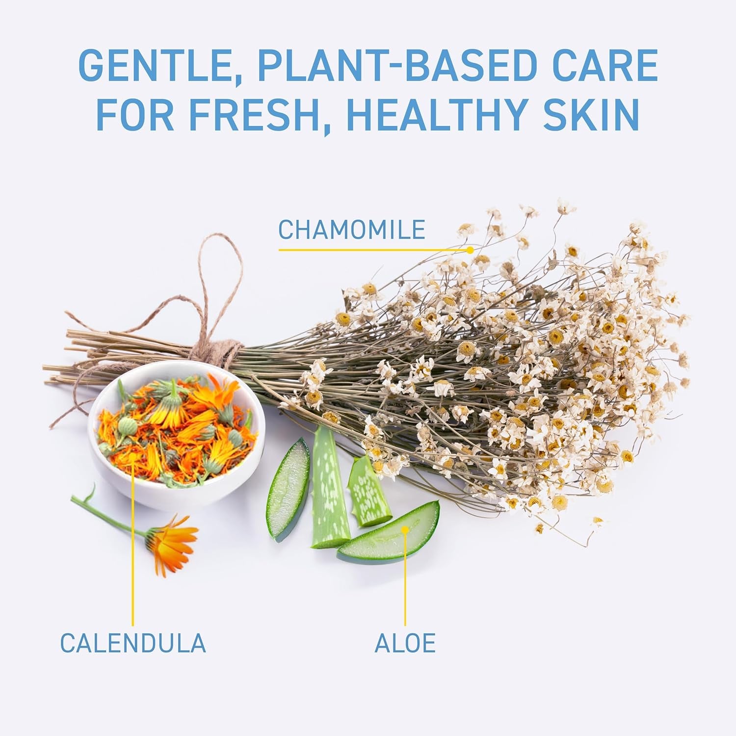 Kids Gentle Face Wipes – Daily Cleansing & Hydrating Wipes for Preteens & Teens & Adults – Soothing Chamomile & Calendula – Sulfate & Paraben-Free – 30 Count