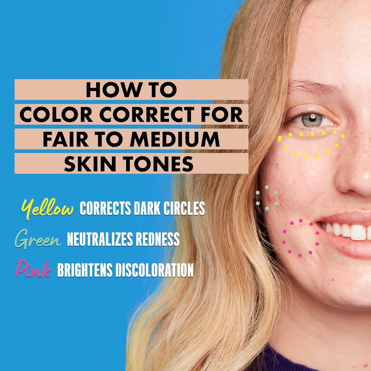  MAKEUP Pro Fix Stick Correcting Concealer, Buildable Medium Coverage Concealer Stick - Green