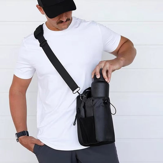 Magnetic Gym Bag Large Capacity Magnetic Carrier Bag with Phone Pocket Portable Gym Water Bottle 