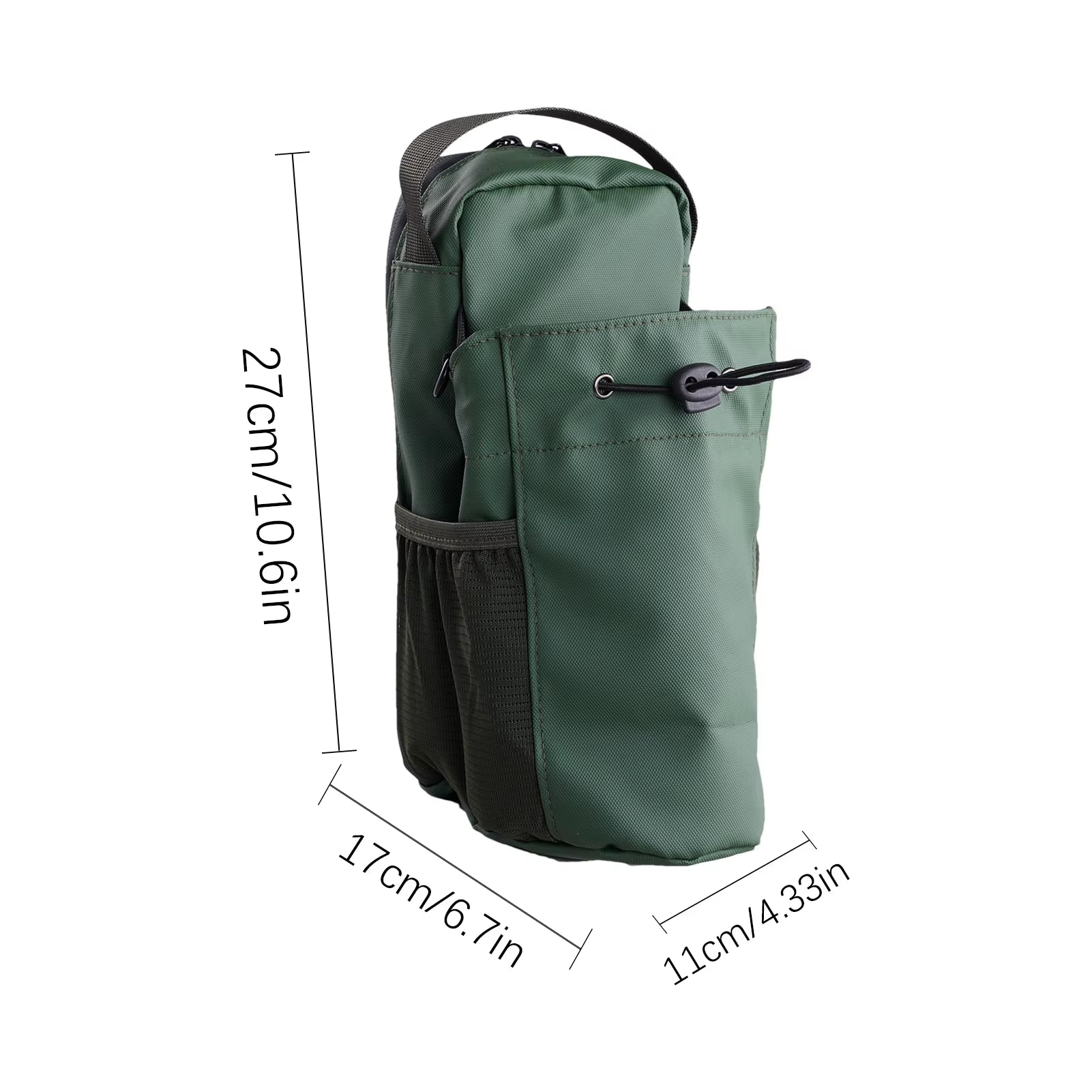 Magnetic Gym Bag Large Capacity Magnetic Carrier Bag with Phone Pocket Portable Gym Water Bottle 