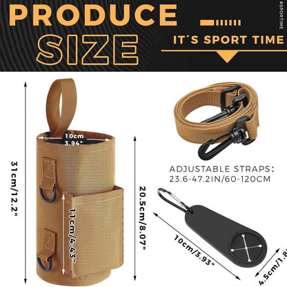 Portable Magnetic Water Bottle Bag Non Slip Magnetic Gym , Water Bottle Carrier Holder 