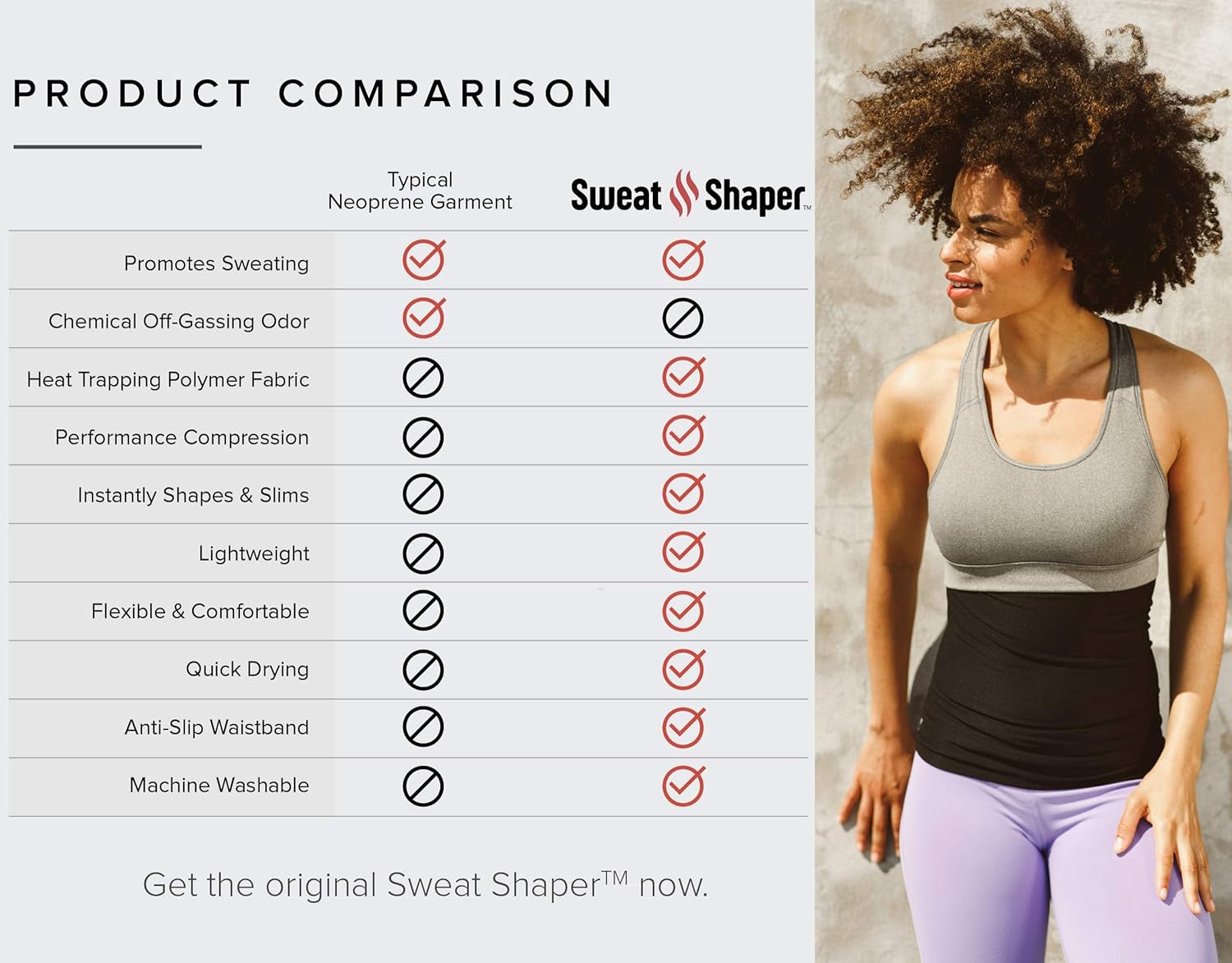 Waist Trimmer for Women, Waist Trainer Sauna Belt, Neoprene-Free Waist Cincher, Thermo Sauna Slimming Belt