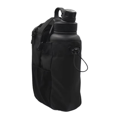 Magnetic Gym Bag Large Capacity Magnetic Carrier Bag with Phone Pocket Portable Gym Water Bottle 