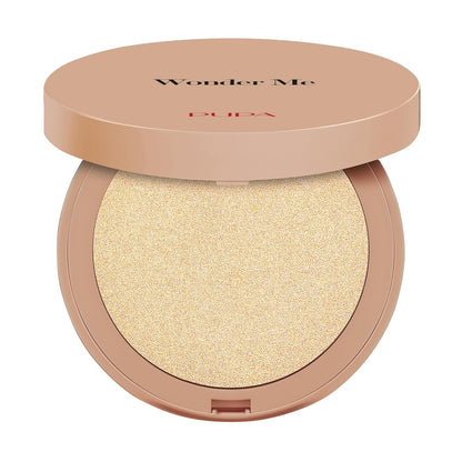 Makeup Powder - Face Highlighter with Ultra-Fine Pearls - Talc-Free - 102 Pure Gold - 0.264 Oz