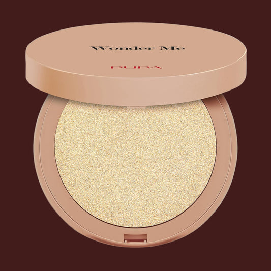 Makeup Powder - Face Highlighter with Ultra-Fine Pearls - Talc-Free - 102 Pure Gold - 0.264 Oz