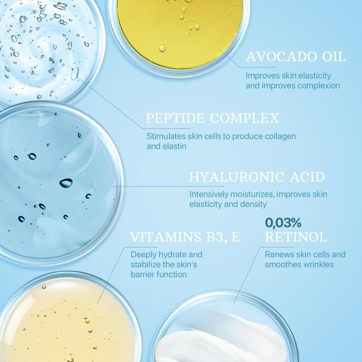 Face Moisturizer Collagen Cream anti Aging Face Cream with Retinol Hyaluronic