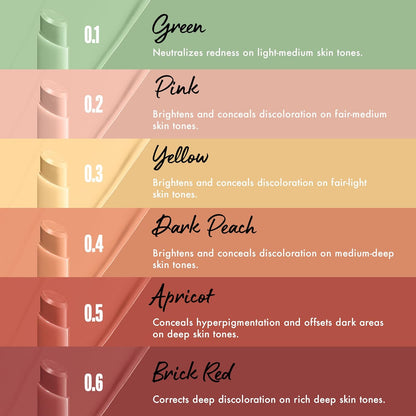  MAKEUP Pro Fix Stick Correcting Concealer, Buildable Medium Coverage Concealer Stick - Green