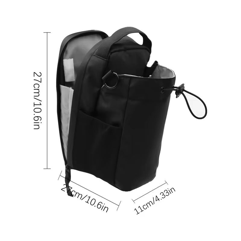 Magnetic Gym Bag Large Capacity Magnetic Carrier Bag with Phone Pocket Portable Gym Water Bottle 