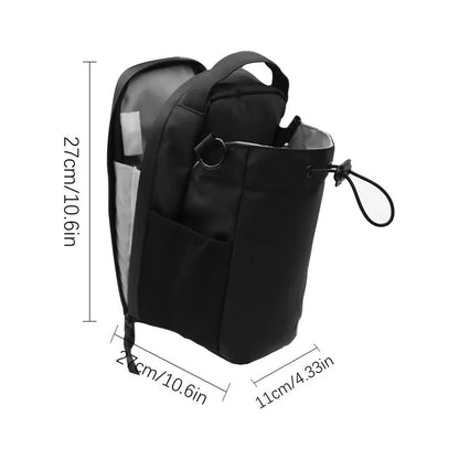 Magnetic Gym Bag Large Capacity Magnetic Carrier Bag with Phone Pocket Portable Gym Water Bottle 